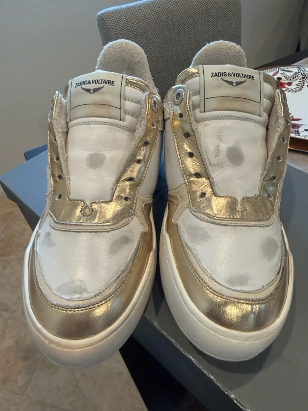 Zadig&Voltaire Low-Top Wings Sneakers - Picture 8 of 11